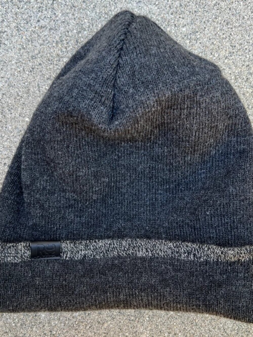 KENNETH COLE REACTION Cuffed Beanie Hat Men's Grey One Size Winter Cap